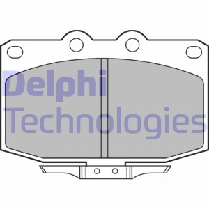 Комплект тормозных колодок, диско LP621 DELPHI