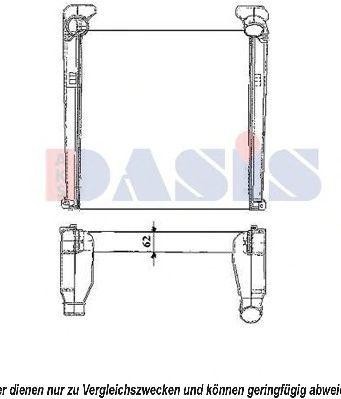 Интеркулер 267005N AKS DASIS