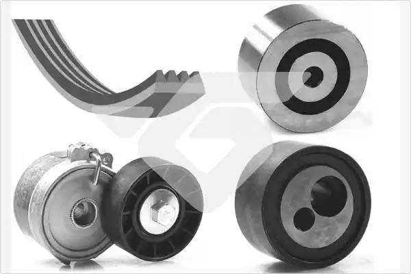 Поликлиновой ременный комплект KHV125 HUTCHINSON