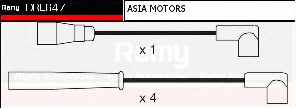 Ккомплект проводов зажигания DRL647 DELCO REMY