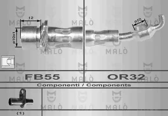 Тормозной шланг 8960 MALO
