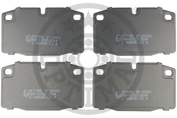 Комплект тормозных колодок, диско 9360 OPTIMAL
