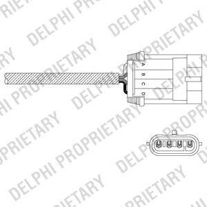 Лямбда-зонд ES1105012B1 DELPHI