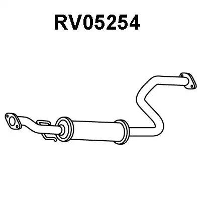 Предглушитель выхлопных газов RV05254 VENEPORTE