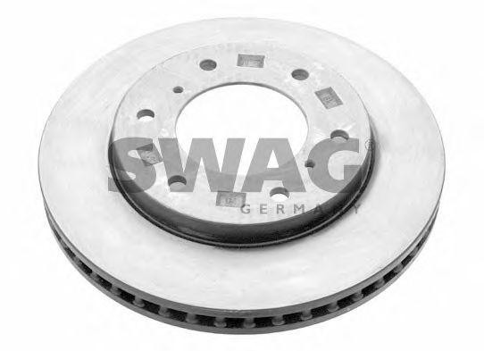 Тормозной диск 80 92 8437 SWAG