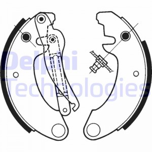 Комплект тормозных колодок LS1157 DELPHI