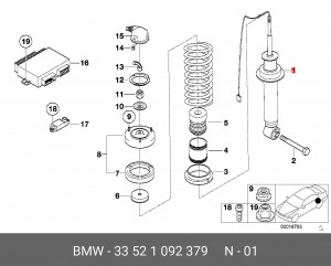 Амортизатор подвески 33 52 1 092 379 BMW
