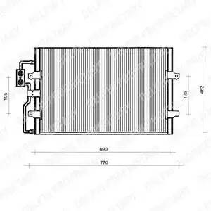 Конденсатор, кондиционер TSP0225110 DELPHI
