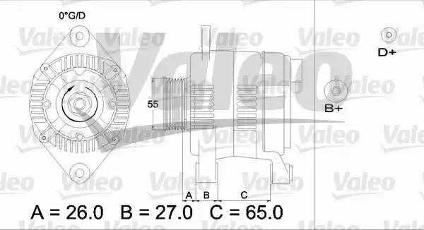 Генератор 436635 VALEO PHC