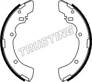 Комплект тормозных колодок 064164 TRUSTING