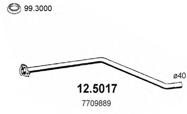 Выпускной трубопровод 125017 ASSO
