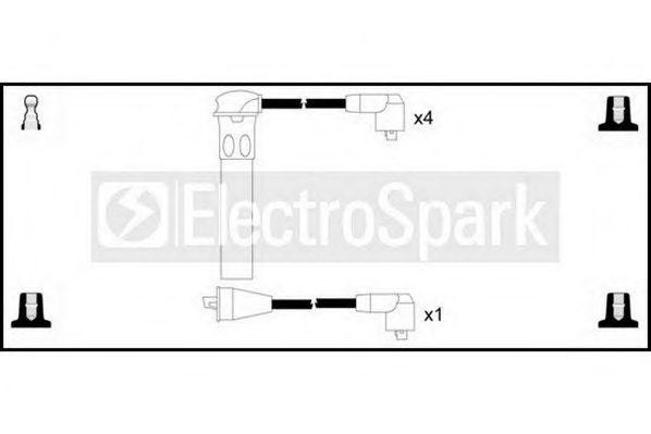 Ккомплект проводов зажигания OEK077 STANDARD