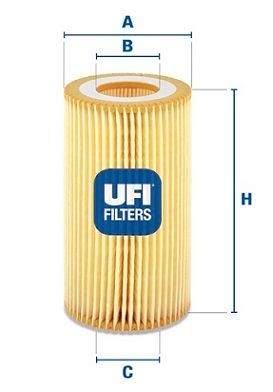 Масляный фильтр 25.003.00 UFI