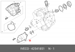 Клапанный элемент, Сommon-Rail-System 42541851 IVECO