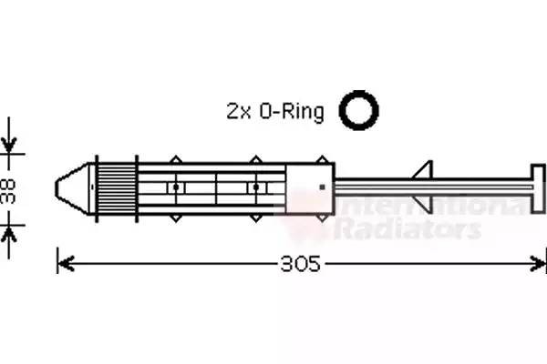 Осушитель, кондиционер 5800D075 VAN WEZEL