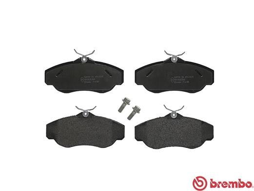 Комплект тормозных колодок, диско P44008 BREMBO