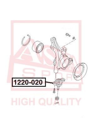 Опора шаровая подвески 1220-020 ASVA