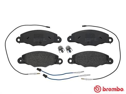 Комплект тормозных колодок, диско P61061 BREMBO