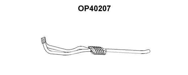 Предглушитель выхлопных газов OP40207 VENEPORTE
