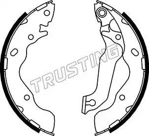 Комплект тормозных колодок 046.212 TRUSTING