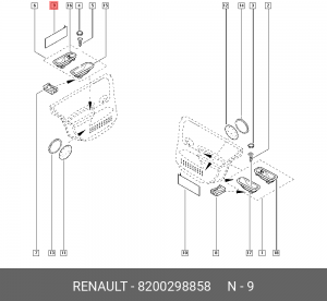 Деталь 8200298858 RENAULT