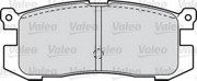 Комплект тормозных колодок, диско 598846 VALEO PHC