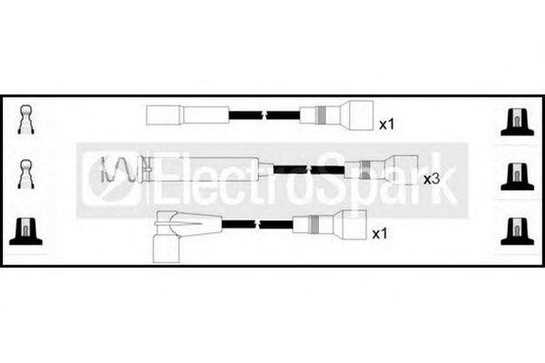 Ккомплект проводов зажигания OEK188 STANDARD