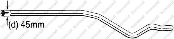 Выпускной трубопровод 889-461 BOSAL