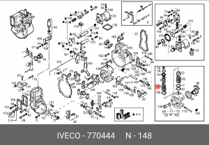 Пружина 770444 IVECO