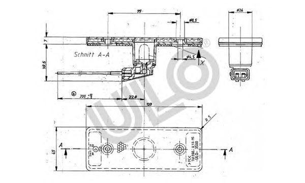 Габаритные огни 561510 ULO