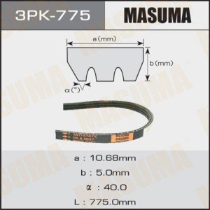 Ремень приводной 3PK-775 MASUMA