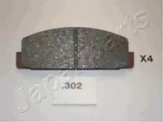 Комплект тормозных колодок, диско PP302AF JAPAN PARTS GROUP