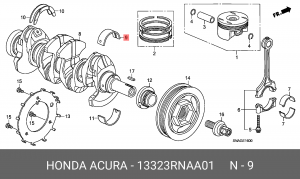 Деталь 13323RNAA01 HONDA