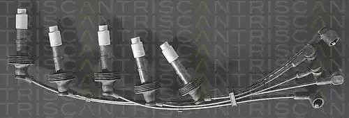 Ккомплект проводов зажигания 88606469 TRISCAN