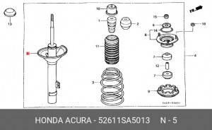 Амортизатор 52611SA5013 HONDA