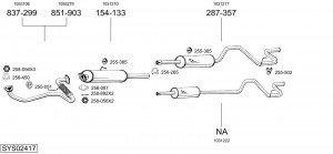 Глушитель выхлопных газов конечный 233269 BOSAL