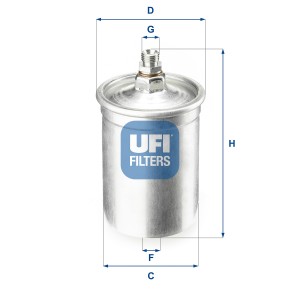 Топливный фильтр 31.505.00 UFI