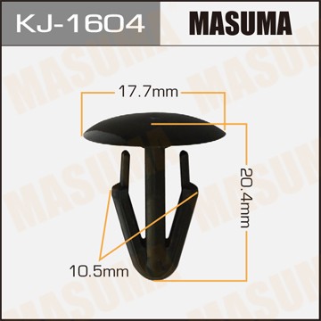 Клипса крепежная KJ1604 MASUMA