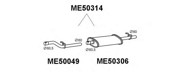 Глушитель выхлопных газов конечный ME50314 VENEPORTE