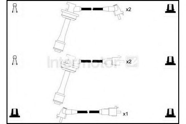 Ккомплект проводов зажигания 73597 STANDARD