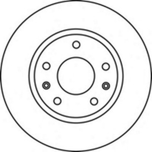 Тормозной диск 562225B BENDIX JURID
