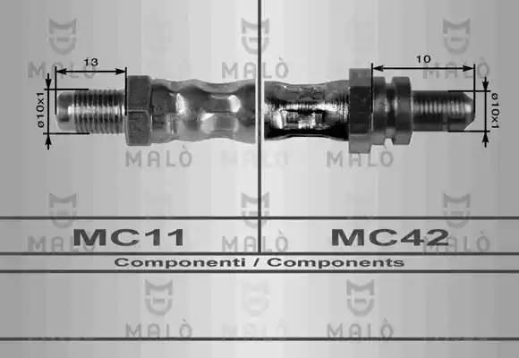 Тормозной шланг 8607 MALO