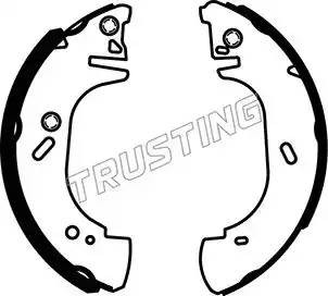Комплект тормозных колодок 040.136 TRUSTING