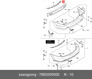 Деталь 7882009000 SSANG YONG