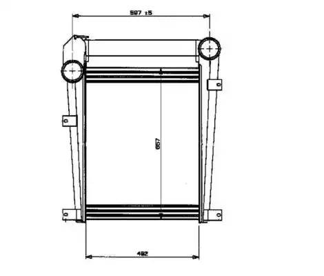Интеркулер 309004 NRF