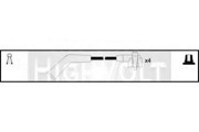 Ккомплект проводов зажигания OEF272 STANDARD