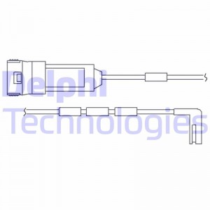 Сигнализатор, износ тормозных колодок LZ0125 DELPHI