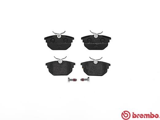 Комплект тормозных колодок, диско P23026 BREMBO