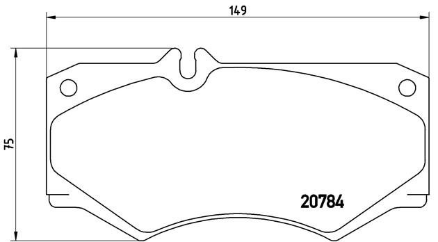 Комплект тормозных колодок, диско P50003 BREMBO