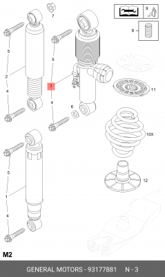 Деталь 93177881 GENERAL MOTORS